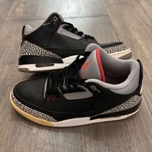 Nike Air Jordan 3 Retro‎ OG Black Cement 2018 Sneaker Shoes Men's Size 10.5